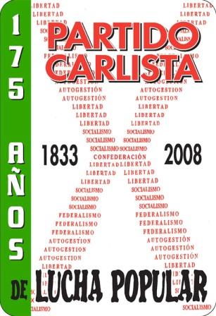 Cronología del Partido Carlista (1833-2008)